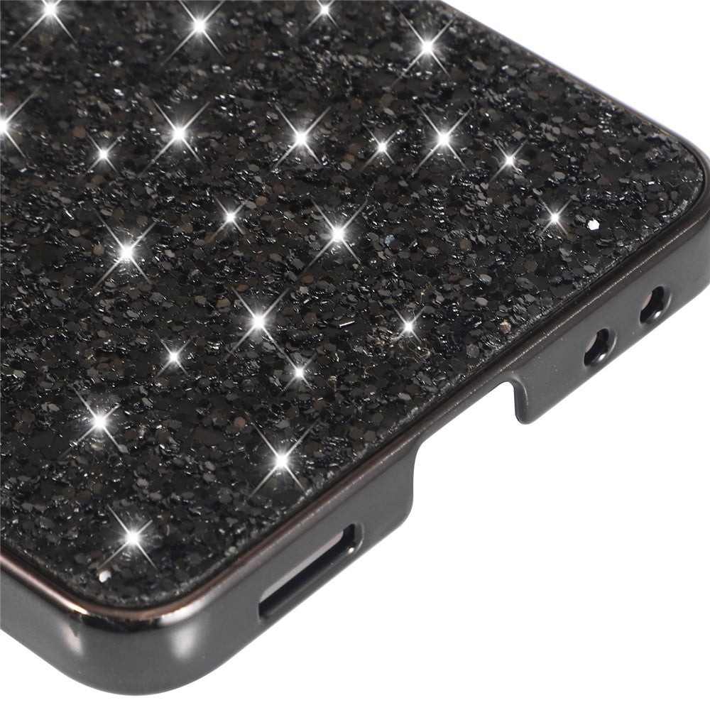 Til Samsung Galaxy Z Flip7 5G Cover PC Sparkling Glitter Telefon Bagcover