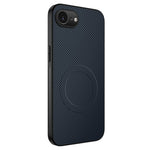 WANLONFENG For iPhone 17e / 16e Case Compatible with MagSafe  TQ Series Carbon Fiber Texture PC TPU Phone Cover