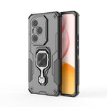 WANLONFENG For Honor 400 Pro 5G (Global) Phone Case  PC TPU Back Cover Kickstand with Tempered Glass