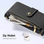 DUX DUCIS For iPhone 17 Case  Lawa Series Detachable Magnetic Cowhide Leather Cover Zipper Wallet