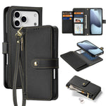 DUX DUCIS For iPhone 17 Pro Max Case  Lawa Series Detachable Magnetic Cowhide Leather Cover Zipper Wallet