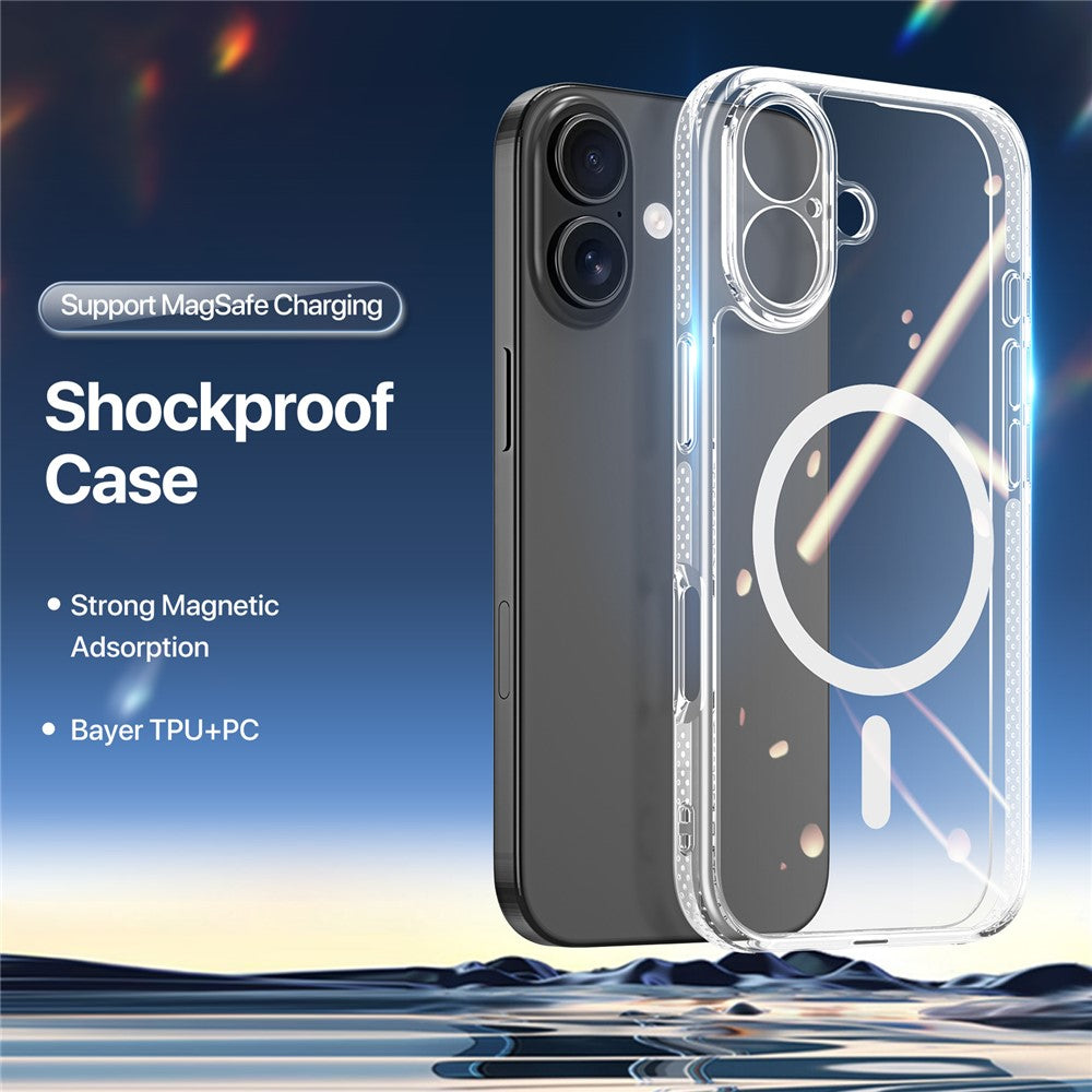 DUX DUCIS Til iPhone 17 Bagcover Clin Series Klart Telefoncover Kompatibelt med MagSafe