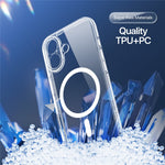 DUX DUCIS Til iPhone 17 Bagcover Clin Series Klart Telefoncover Kompatibelt med MagSafe