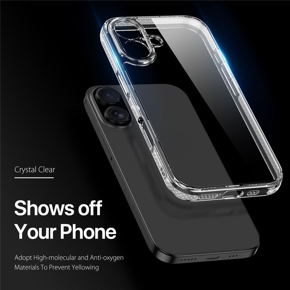 DUX DUCIS For iPhone 17 Clear Phone Case  Clin Series TPU + PC Anti-drop Back Cover