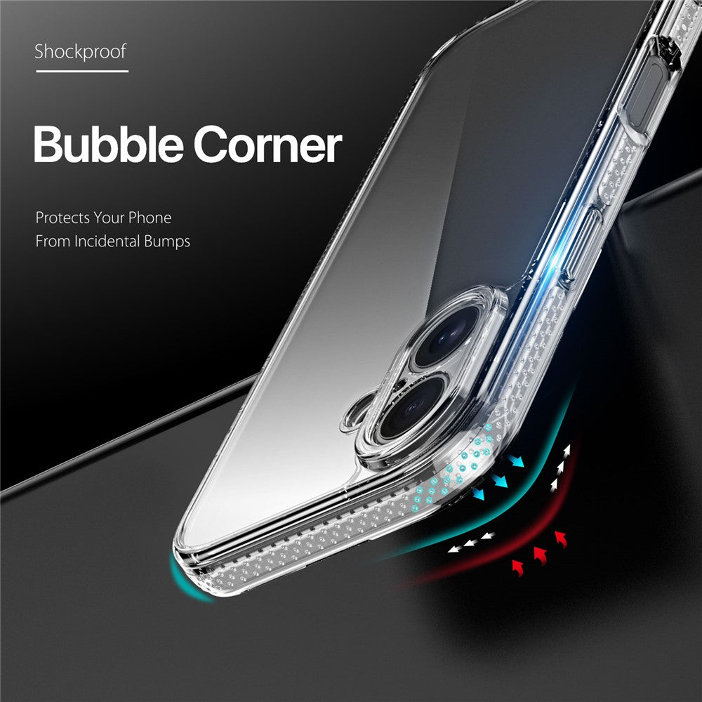 DUX DUCIS For iPhone 17 Clear Phone Case  Clin Series TPU + PC Anti-drop Back Cover
