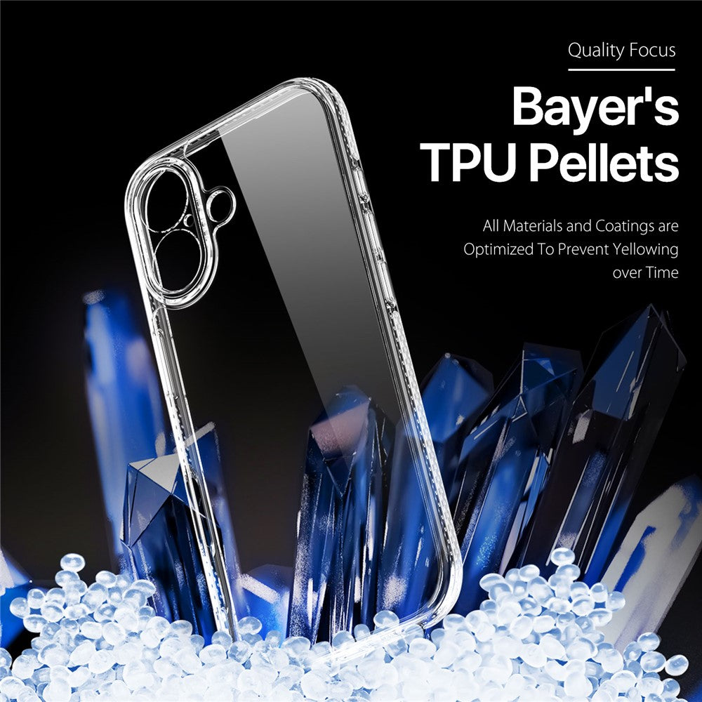 DUX DUCIS For iPhone 17 Clear Phone Case  Clin Series TPU + PC Anti-drop Back Cover