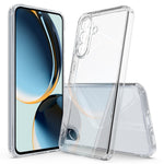 Gennemsigtigt mobilcover i TPU+akryl til Samsung Galaxy M17 5G / F17 5G / A18 4G / A18 5G / A17 5G / A17 4G, stødsikkert cover til bagsiden