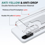 Gennemsigtigt mobilcover i TPU+akryl til Samsung Galaxy M17 5G / F17 5G / A18 4G / A18 5G / A17 5G / A17 4G, stødsikkert cover til bagsiden