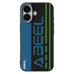 ABEEL For iPhone 17 Case Compatible with MagSafe Micro-Embossing 6D Printed PC TPU Aluminum Alloy Leather Phone Cover