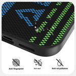 ABEEL For iPhone 17 Case Compatible with MagSafe Micro-Embossing 6D Printed PC TPU Aluminum Alloy Leather Phone Cover