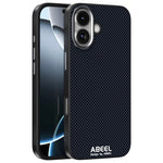 ABEEL For iPhone 17 Case Compatible with MagSafe Printed PC TPU Aluminum Alloy Leather Phone Cover