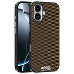 ABEEL For iPhone 17 Case Compatible with MagSafe Printed PC TPU Aluminum Alloy Leather Phone Cover