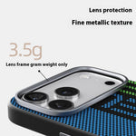 ABEEL For iPhone 18 Pro / 17 Pro Case Compatible with MagSafe Micro-Embossing 6D Printed PC TPU Aluminum Alloy Leather Phone Cover