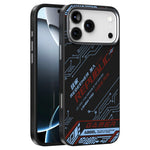 ABEEL For iPhone 18 Pro / 17 Pro Case Compatible with MagSafe Micro-Embossing 6D Printed PC TPU Aluminum Alloy Leather Phone Cover