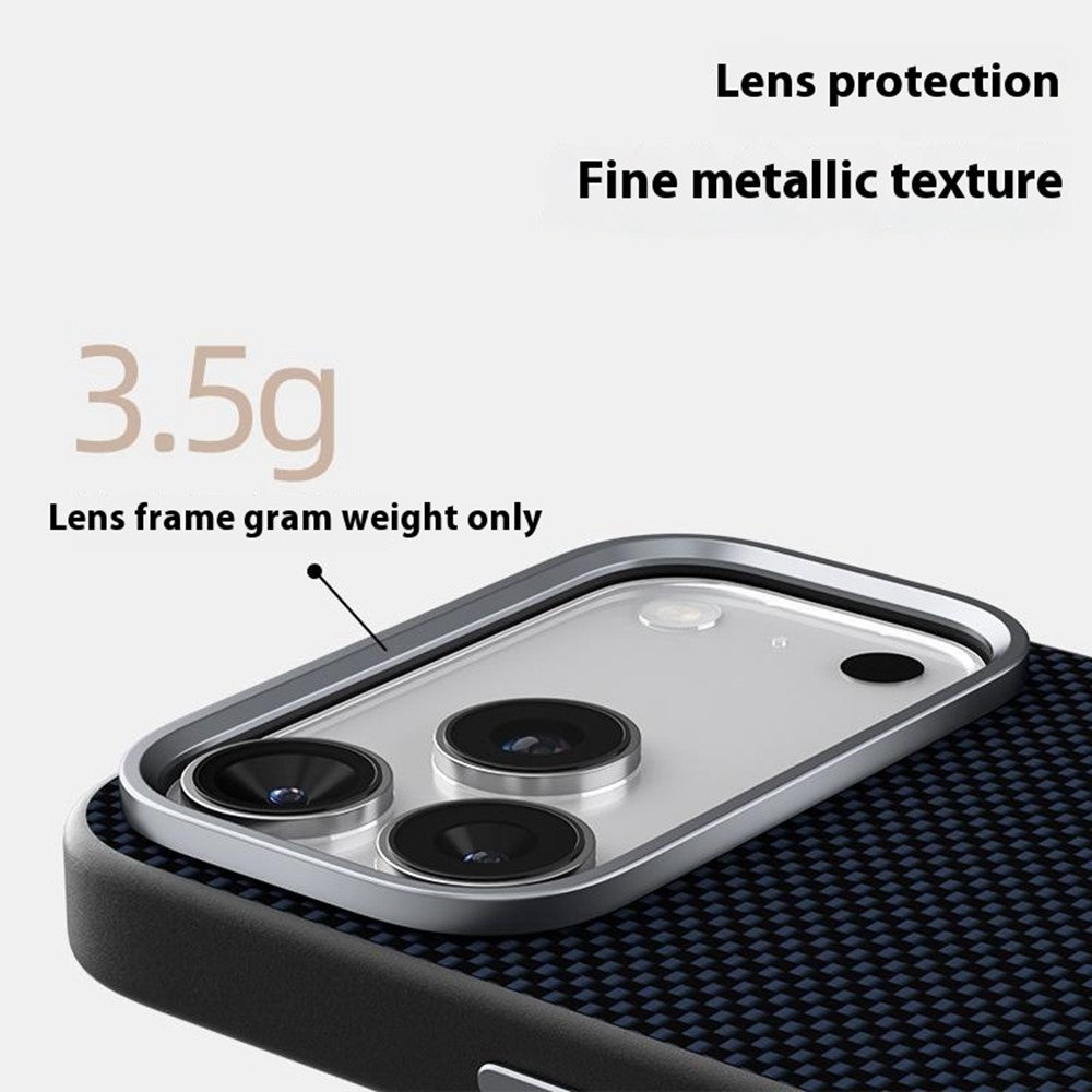 ABEEL For iPhone 18 Pro / 17 Pro Case Compatible with MagSafe Printed PC TPU Aluminum Alloy Leather Phone Cover