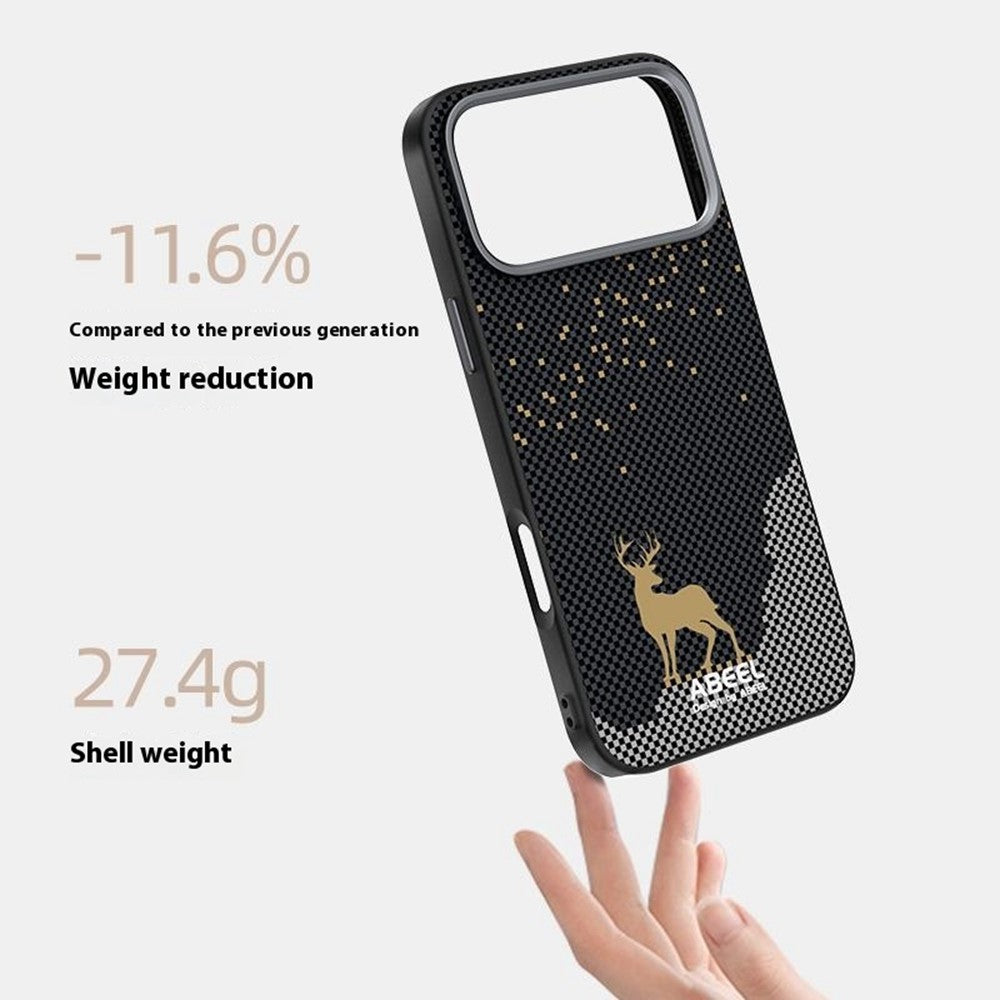 ABEEL For iPhone 18 Pro / 17 Pro Case Compatible with MagSafe Ultra Slim PC TPU Phone Back Cover