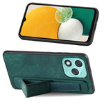 For Honor 400 Lite 5G etui med håndledsrem, støttefunktion, læder + TPU telefoncover