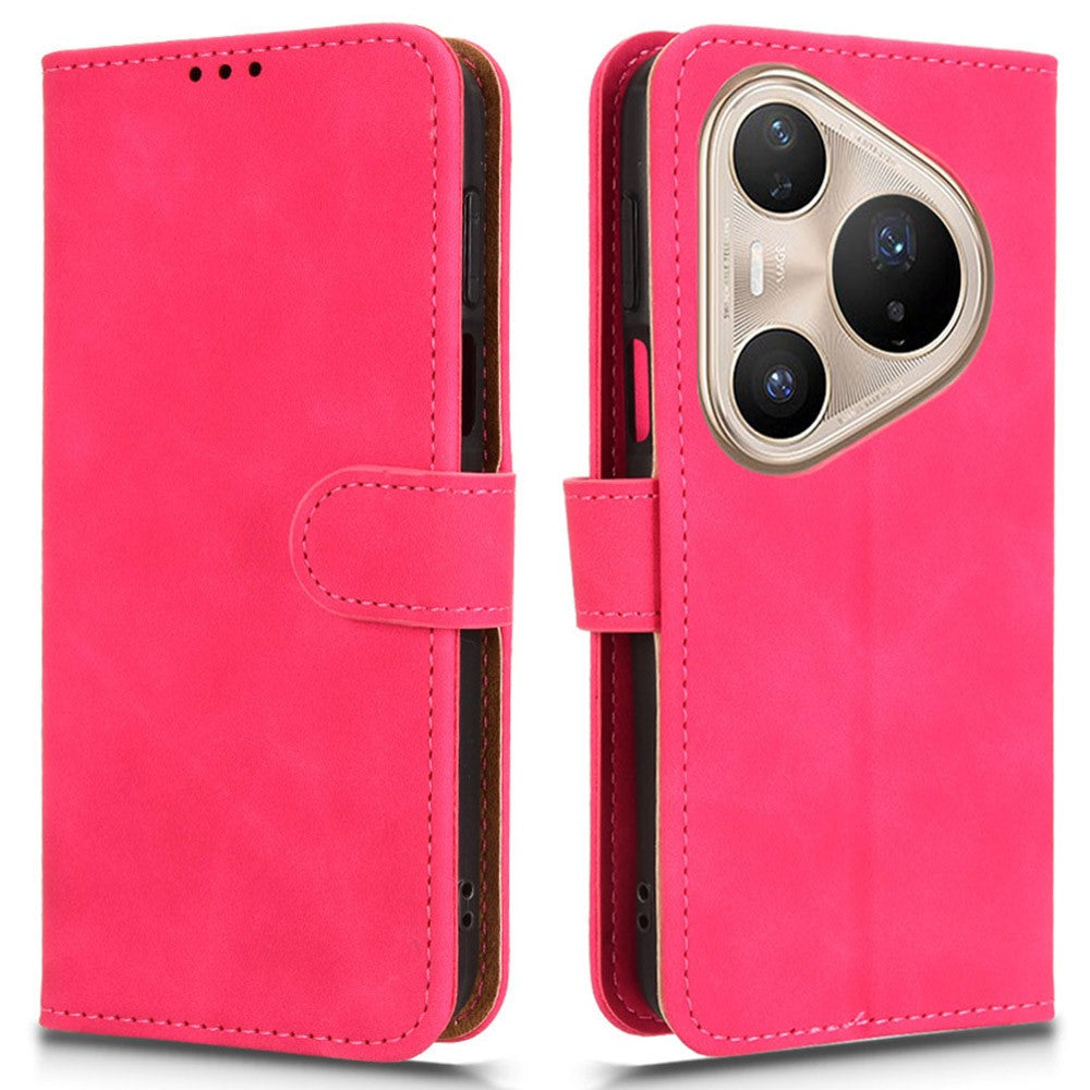 For Huawei Pura 80 Pro+  /  80 Pro Leather Case Skin Feel Anti Drop Wallet Flip Phone Cover