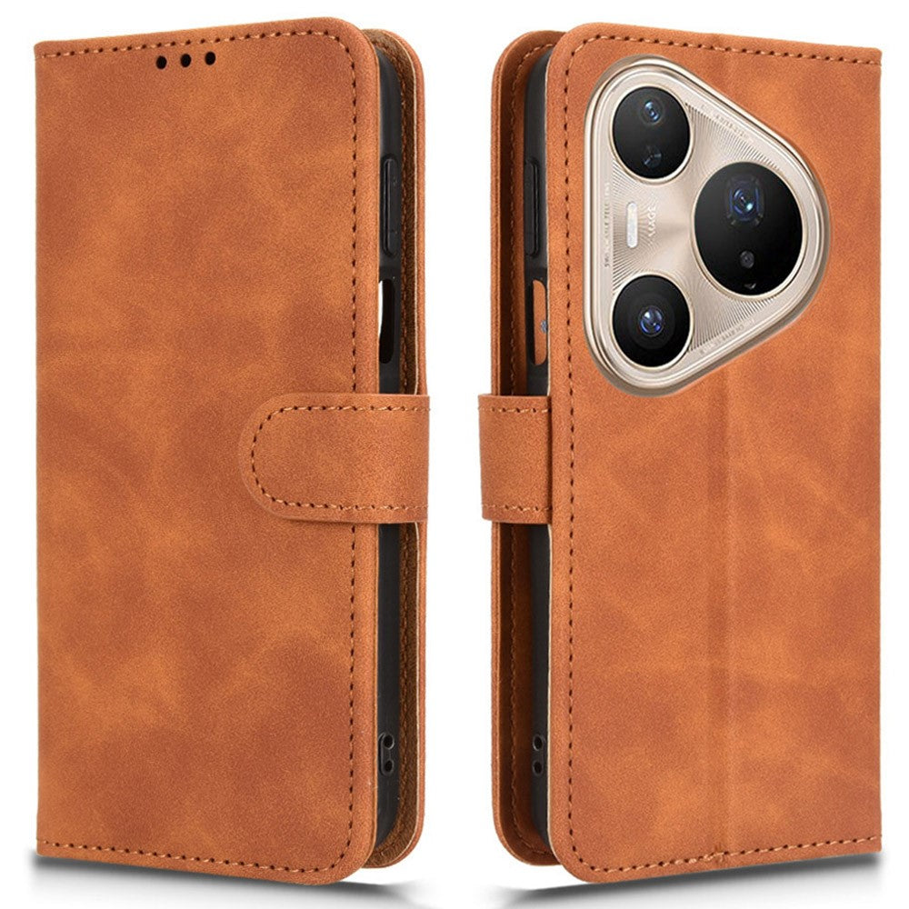 For Huawei Pura 80 Pro+  /  80 Pro Leather Case Skin Feel Anti Drop Wallet Flip Phone Cover