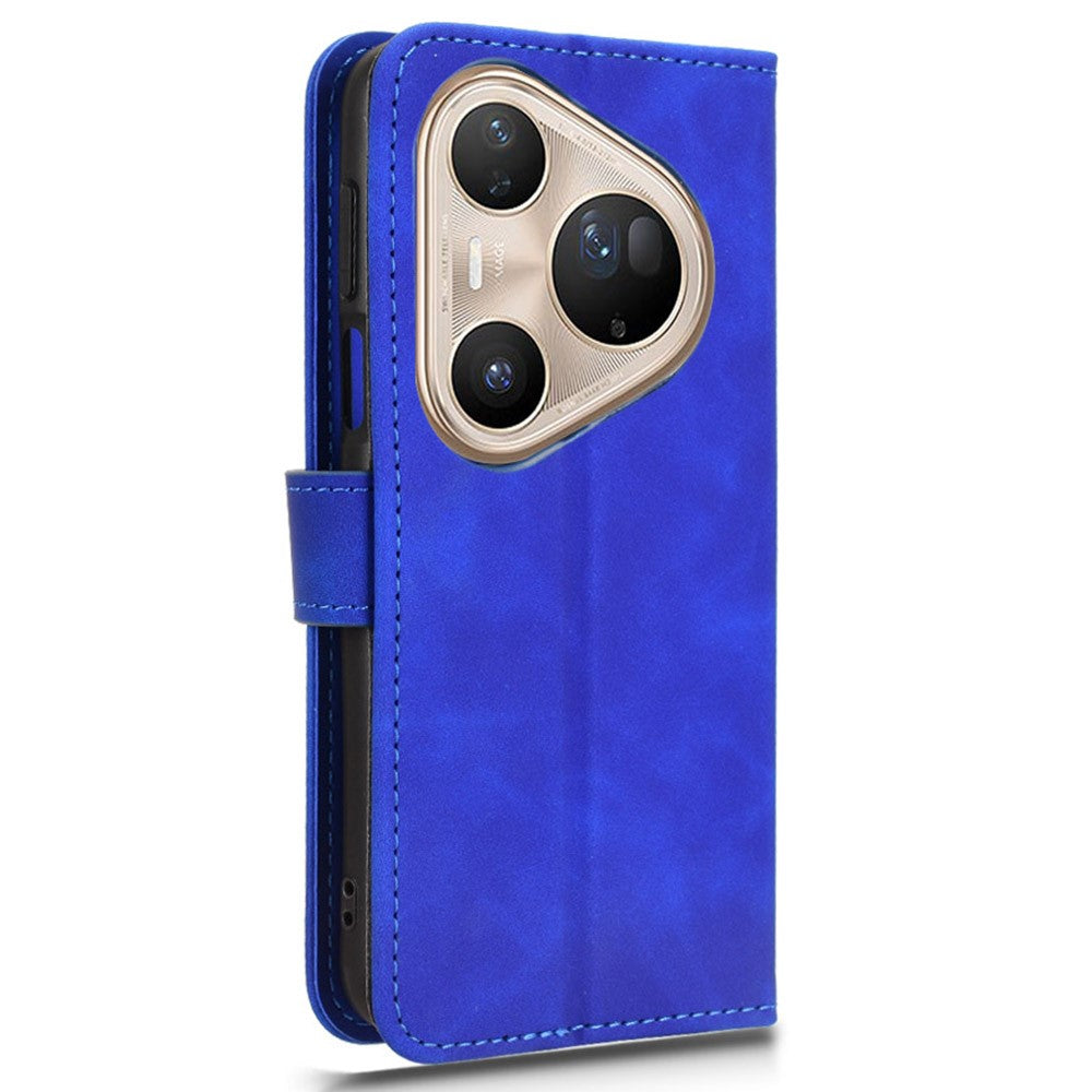 Läderfodral till Huawei Pura 80 Ultra, stötsäkert plånboksfodral med fällbart mönster.