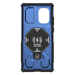 For Motorola Edge 50 Fusion 5G Magnetic Case Rotating Metal Kickstand PC + TPU Phone Back Cover