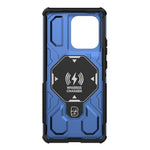 For Motorola Edge 50 Pro 5G Magnetic Case Rotating Metal Kickstand PC + TPU Phone Back Cover