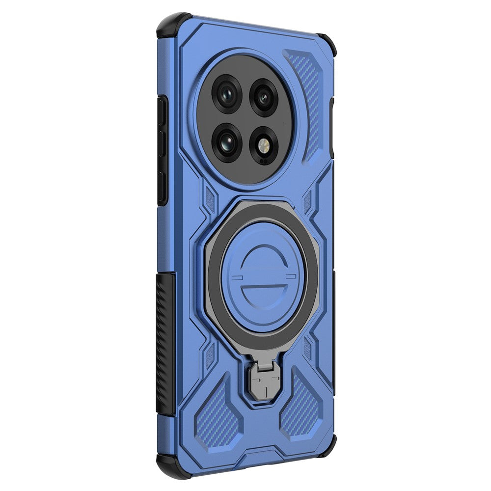OnePlus 13 Magnetiskt Skal Roterande Metallstativ PC + TPU mobil Baksida
