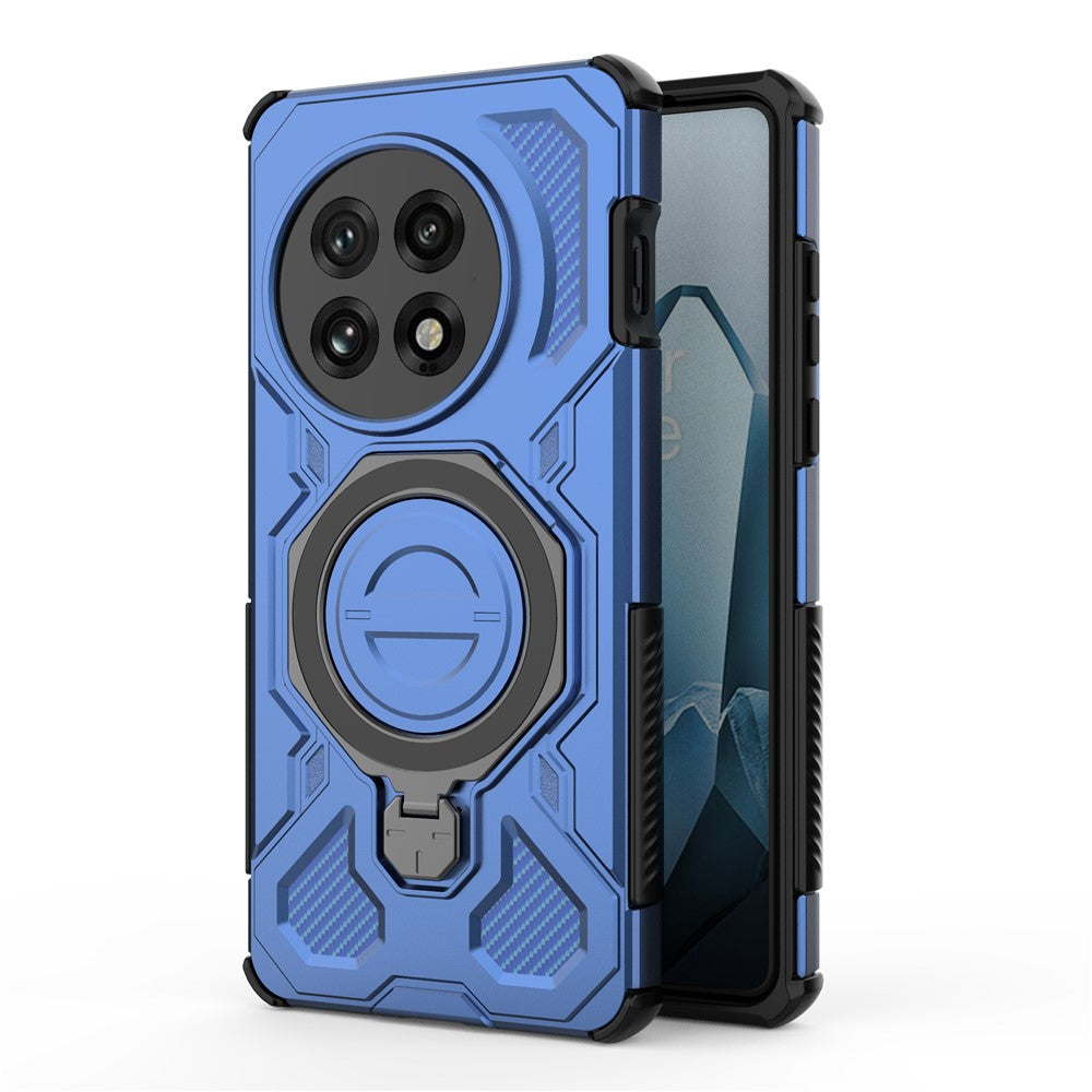 OnePlus 13 Magnetiskt Skal Roterande Metallstativ PC + TPU mobil Baksida