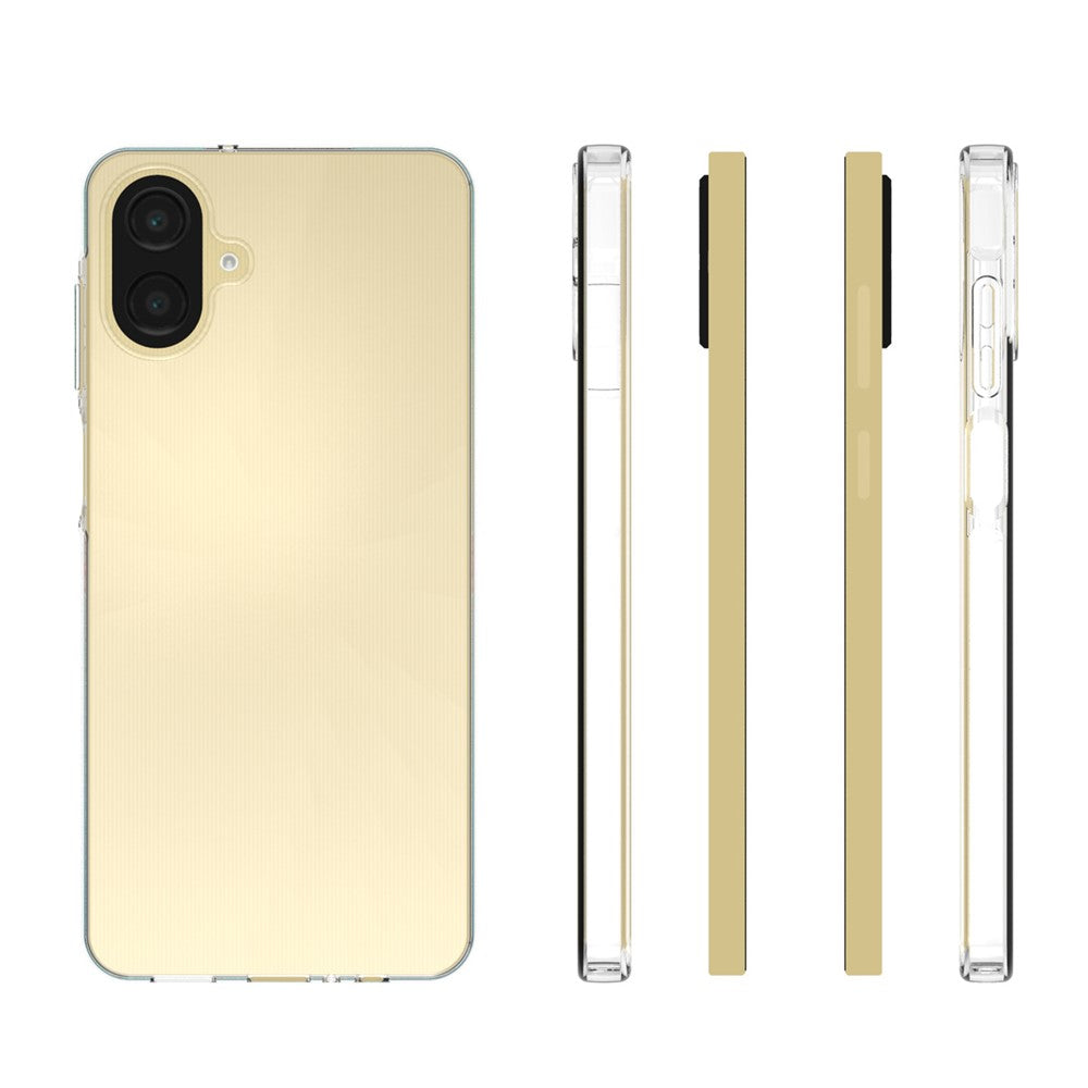 Til Samsung Galaxy A08 5G / A08 4G / A07 5G / A07 4G Cover - Vandmærkebestandigt TPU Gennemsigtigt Telefonbagcover