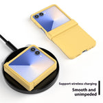 For Samsung Galaxy Z Flip7 5G Case Skin Feel PC Phone Cover with Hinge Protection