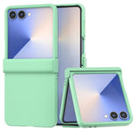 For Samsung Galaxy Z Flip7 5G Case Skin Feel PC Phone Cover with Hinge Protection