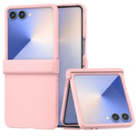 For Samsung Galaxy Z Flip7 5G Case Skin Feel PC Phone Cover with Hinge Protection