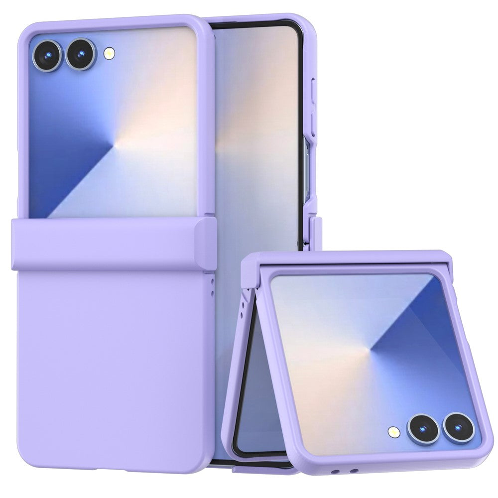 For Samsung Galaxy Z Flip7 5G Case Skin Feel PC Phone Cover with Hinge Protection