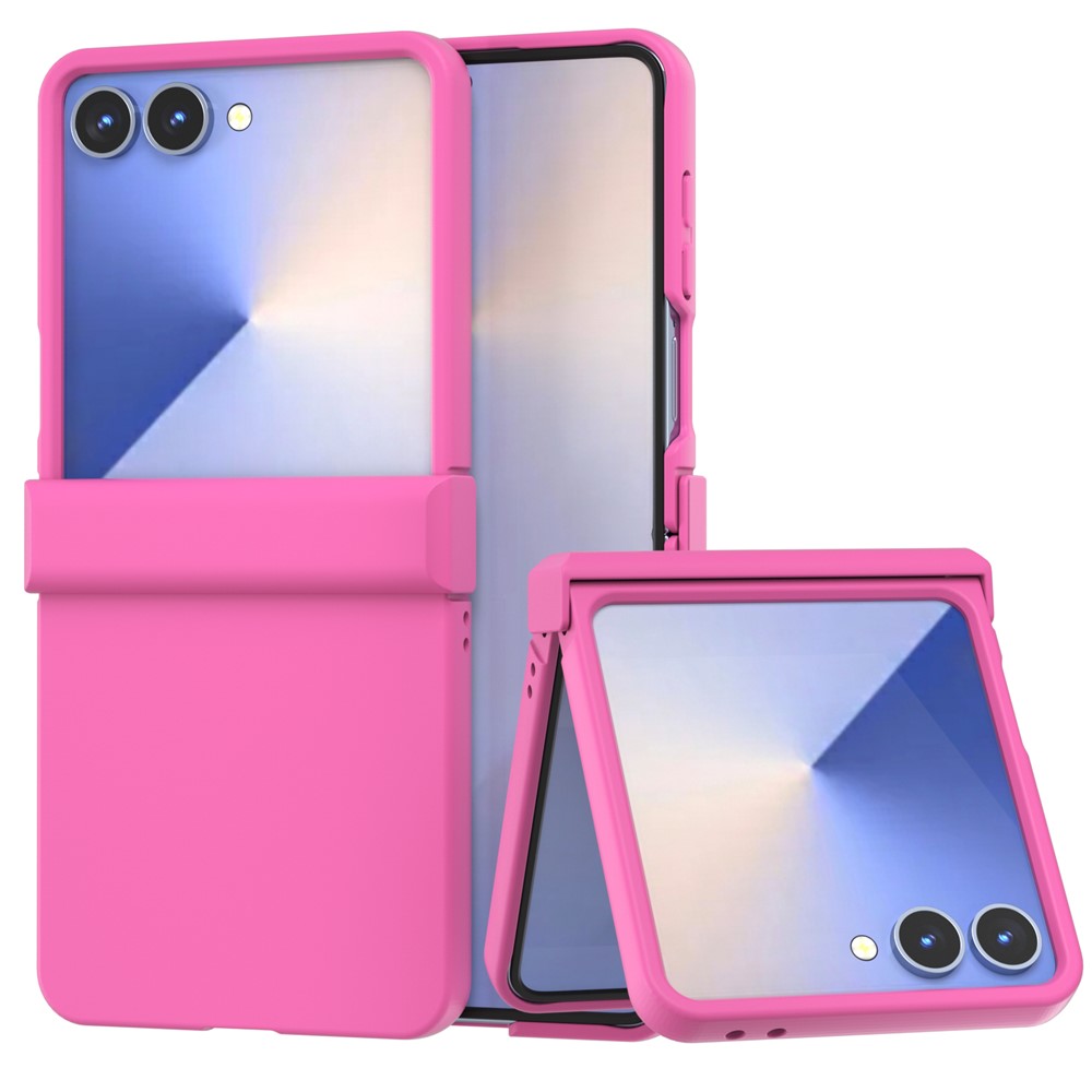 For Samsung Galaxy Z Flip7 5G Case Skin Feel PC Phone Cover with Hinge Protection