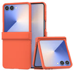 For Samsung Galaxy Z Flip7 5G Case Skin Feel PC Phone Cover with Hinge Protection