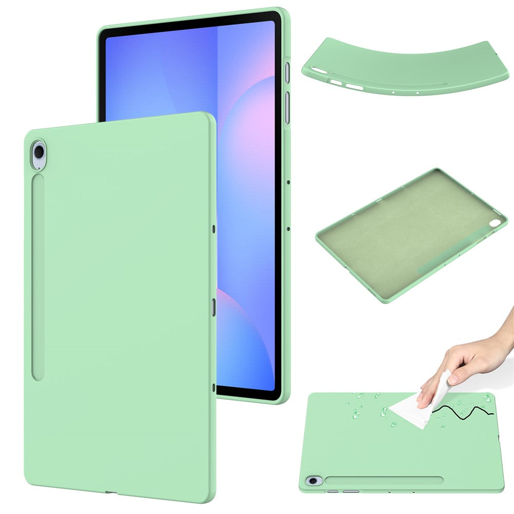 Til Samsung Galaxy Tab S10 FE+ Cover Flydende Silikone Anti-ridse Tablet Cover