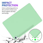 Til Samsung Galaxy Tab S10 FE+ Cover Flydende Silikone Anti-ridse Tablet Cover