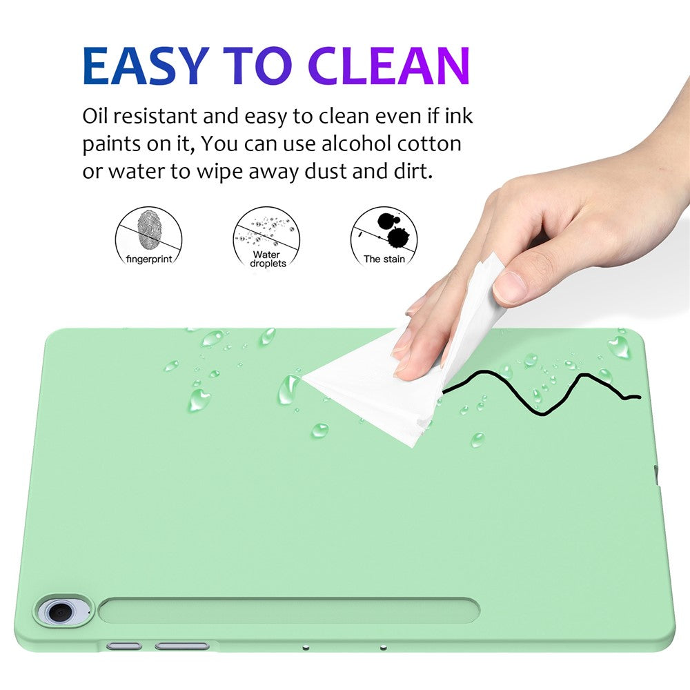 Til Samsung Galaxy Tab S10 FE+ Cover Flydende Silikone Anti-ridse Tablet Cover