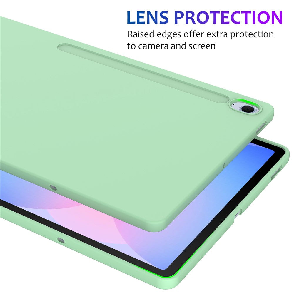 Til Samsung Galaxy Tab S10 FE+ Cover Flydende Silikone Anti-ridse Tablet Cover