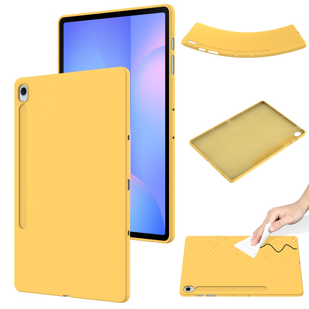 Til Samsung Galaxy Tab S10 FE+ Cover Flydende Silikone Anti-ridse Tablet Cover
