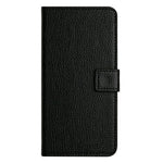 For Honor 400 Pro 5G (Global) Cover PU-læderpung Telefoncover Litchi-tekstur, Sort