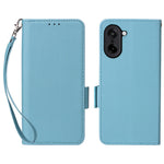 OnePlus Nord CE5 5G / Ace 5 Racing 5G-skal med handledsrem, plånboksfodral i PU-läder i litchi-textur