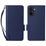 OnePlus Nord CE5 5G / Ace 5 Racing 5G-skal med handledsrem, plånboksfodral i PU-läder i litchi-textur