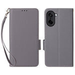 OnePlus Nord CE5 5G / Ace 5 Racing 5G-skal med handledsrem, plånboksfodral i PU-läder i litchi-textur