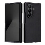 For Samsung Galaxy Z Fold7 5G Case Litchi Texture Leather + Hard PC Phone Cover