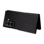 For Samsung Galaxy Z Fold7 5G Case Litchi Texture Leather + Hard PC Phone Cover