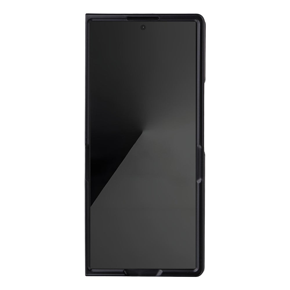 For Samsung Galaxy Z Fold7 5G Case Litchi Texture Leather + Hard PC Phone Cover