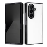 For Samsung Galaxy Z Fold7 5G Case Litchi Texture Leather + Hard PC Phone Cover
