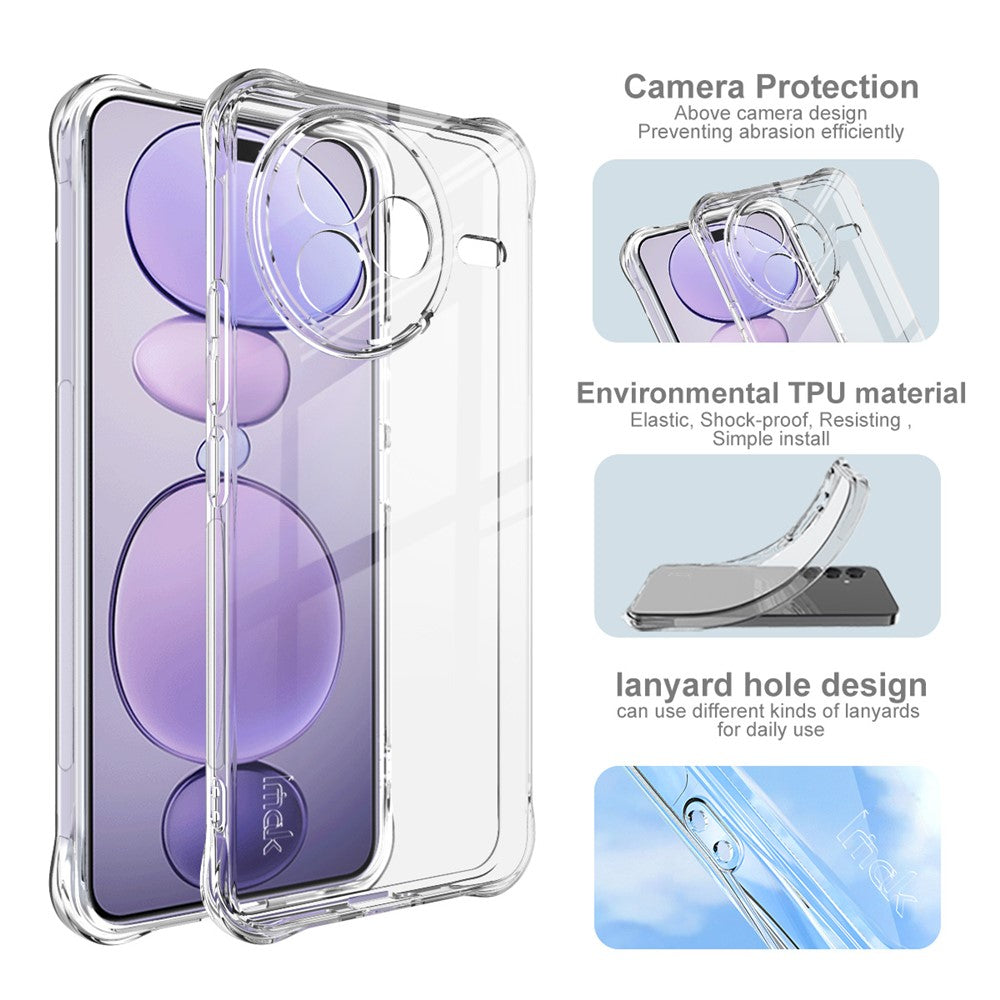 IMAK For Xiaomi Civi 5 Pro 5G Case TPU Phone Cover Airbag Shockproof Protection