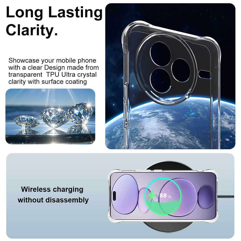 IMAK For Xiaomi Civi 5 Pro 5G Case TPU Phone Cover Airbag Shockproof Protection